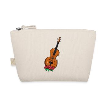Violon avec des fleurs. Cadeau violoniste - Trousse biologique - nature - Devant