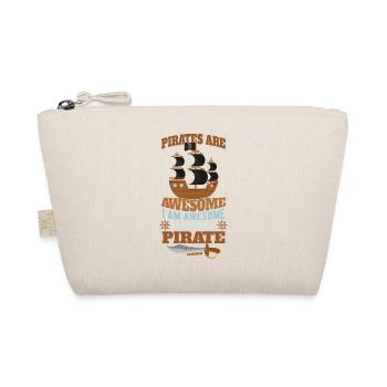 Pirates Are Awesome I Am Awesome So I Must Be A Pi - Bio-Täschchen - Natur - Vorne