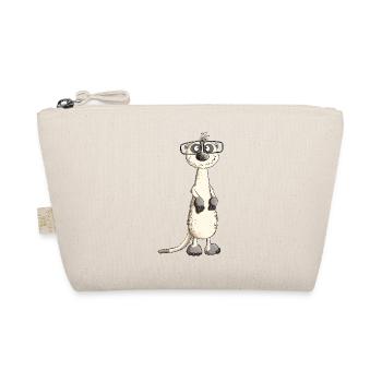 Drôle de nerd homme suricate I nerd - Trousse biologique - nature - Devant