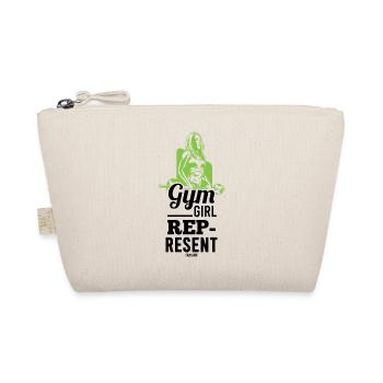 Fitness Woman Sport - Organic Pouch - nature - Front