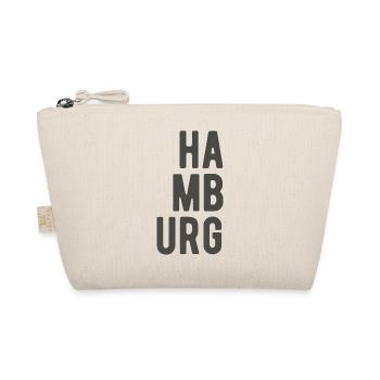 Hamburg Hamburger Sprüche Zitate Bilder Geschenk - Bio-Täschchen - Natur - Vorne