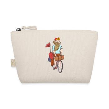 cycliste barbu vélo packer aventure - Trousse biologique - nature - Devant