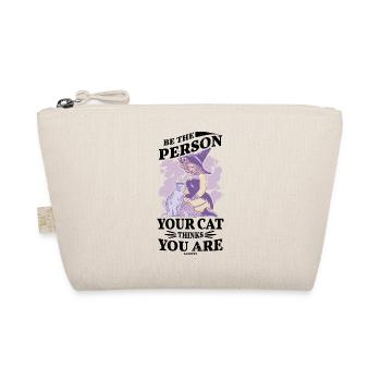 best cat mom cat lady cat owner Geschen - Organic Pouch - nature - Front