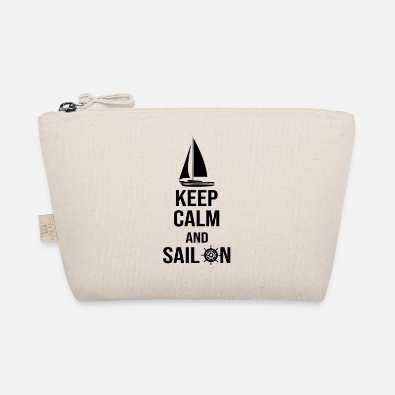 Keep calm and sail on Bio-Täschchen