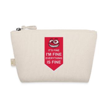everything is fine Zitat - Bio-Täschchen - Natur - Vorne
