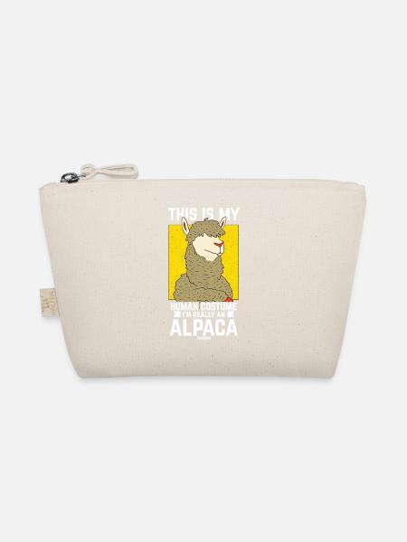 C’est mon costume humain Je suis vraiment un alpaga - Trousse biologique - nature - Devant
