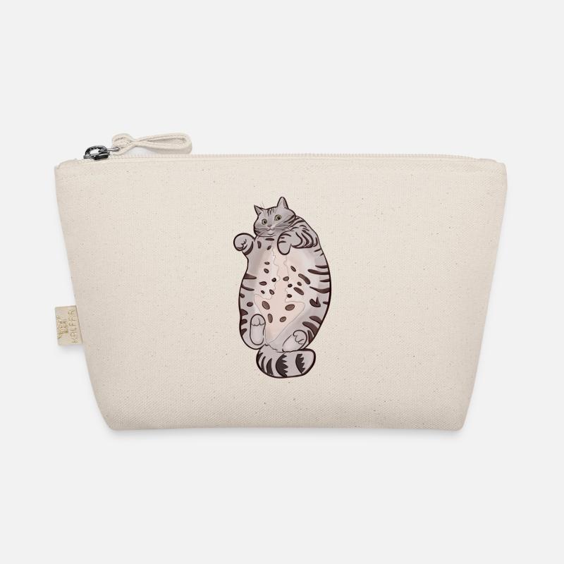 Katze - Bio-Täschchen - Natur
