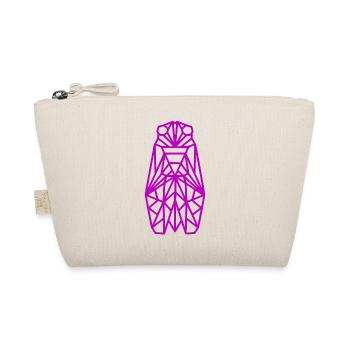 Cicada Lavendel T-Shirt - Bio-Täschchen - Natur - Vorne