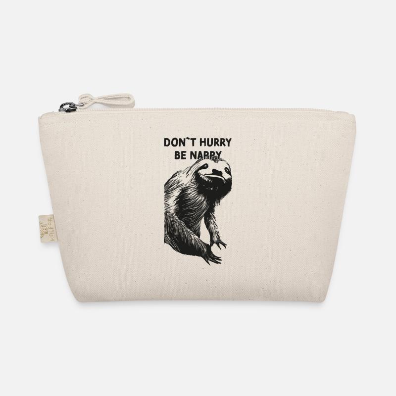 Dont hurry be nappy Schlafshirt Langschläfer Müde Bio-Täschchen