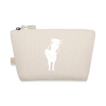 Close-up of a white horse - Organic Pouch - nature - Front