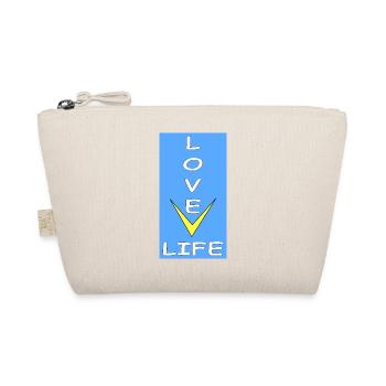 Love life - Organic Pouch - nature - Front
