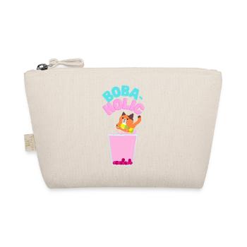 Bubble-tea cat / Boba-tea Cat - Organic Pouch - nature - Front