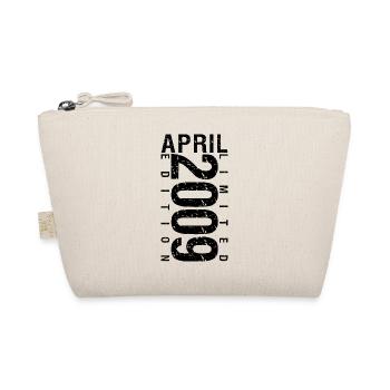 Birthday April 2009 April born in April 2009 - Organic Pouch - nature - Front
