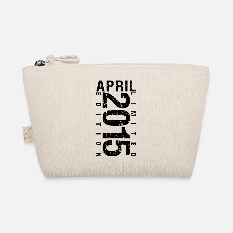 Geburtstag April 2015 April geboren im April 2015 - Bio-Täschchen - Natur