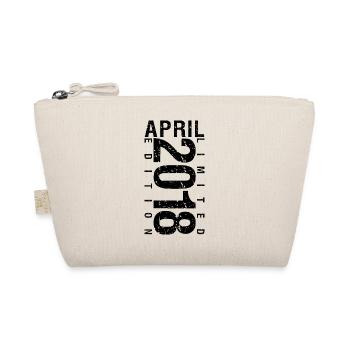 Geburtstag April 2018 April geboren im April 2018 - Bio-Täschchen - Natur - Vorne
