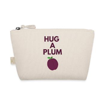 HUG A PLUM - Organic Pouch - nature - Front