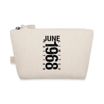Birthday June 1968 June born in June 1968 - Organic Pouch - nature - Front