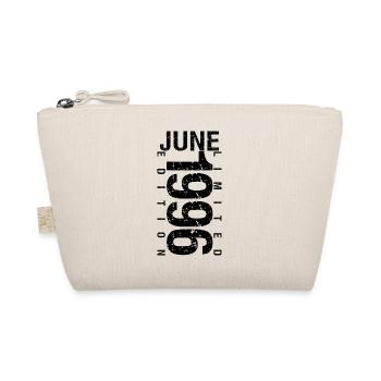 Birthday June 1996 June born in June 1996 - Organic Pouch - nature - Front