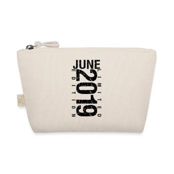 Birthday June 2019 June born in June 2019 - Organic Pouch - nature - Front
