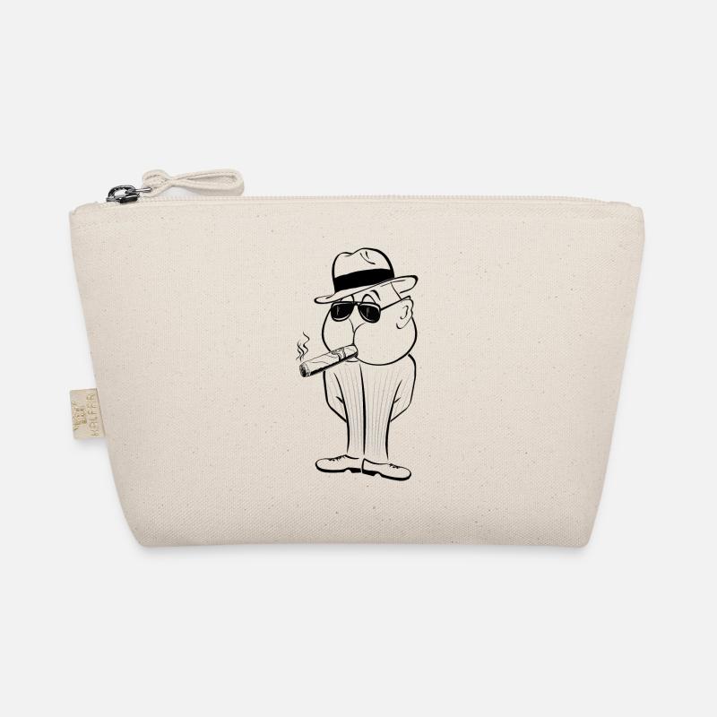 Man with cigar Organic Pouch