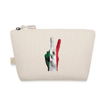 Mexican flag signs victory. Mexico - Organic Pouch - nature - Front