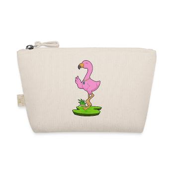 Collier Flamant rose - Trousse biologique - nature - Devant