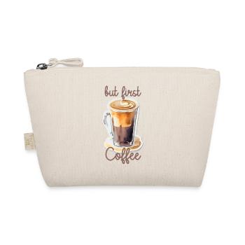 but first Coffee - Bio-Täschchen - Natur - Vorne