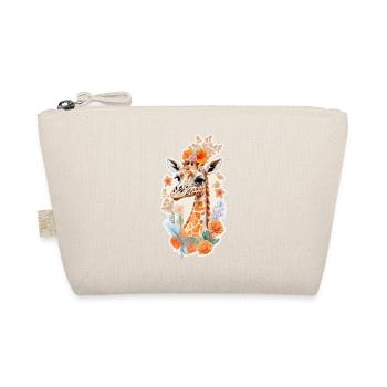 Giraffe - Organic Pouch - nature - Front