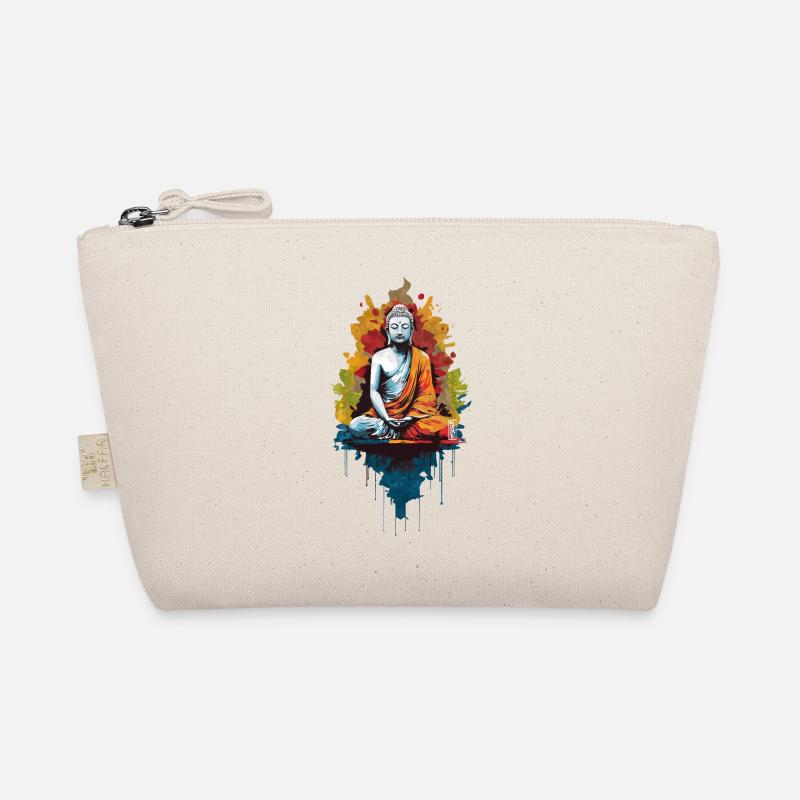 Bunter Buddha Bio-Täschchen