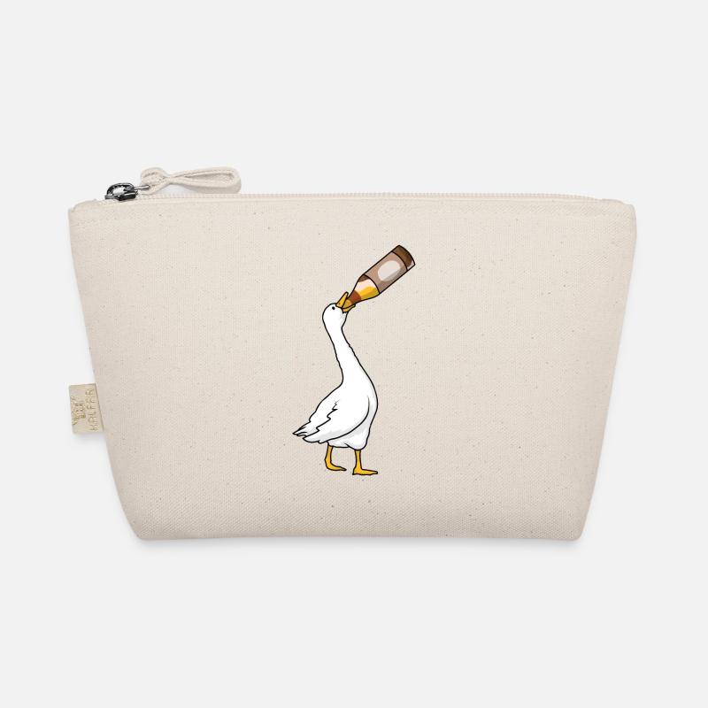 Beer bottle drinking goose drunk alcohol Organic Pouch