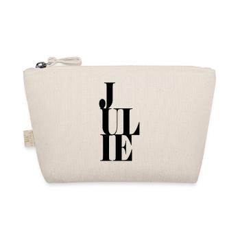 Julie Nom Prénom Police moderne Word Art - Trousse biologique - nature - Devant