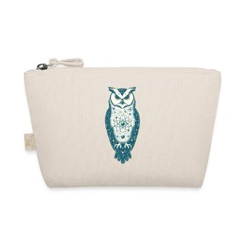 Owl in Space | Universe in the Owl - Organic Pouch - nature - Front
