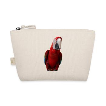Papageien Vogel T-shirt Geschenk - Bio-Täschchen - Natur - Vorne