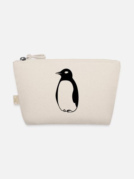Pinguin - Bio-Täschchen - Natur