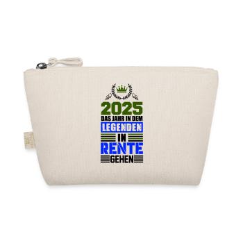 rente 2025 legenden - Bio-Täschchen - Natur - Vorne