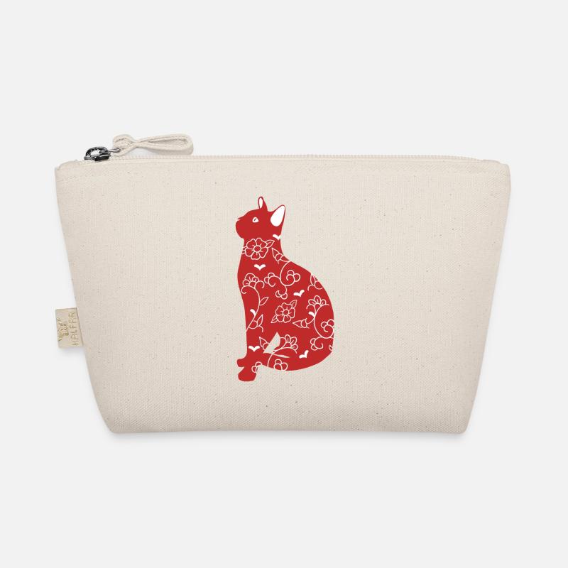 chat rouge chinoiseries Trousse biologique