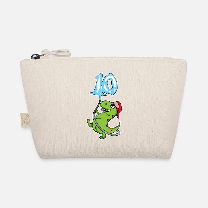 10th Birthday Dinosaur Organic Pouch