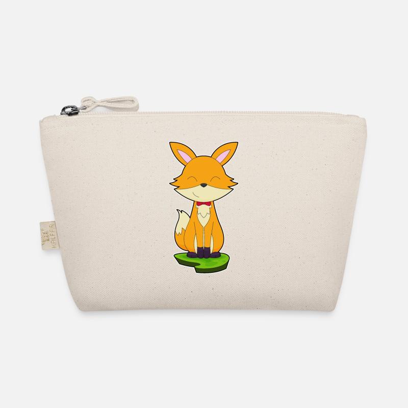 Fox Bow Tie Organic Pouch