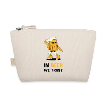 In Beer We Trust - Bio-Täschchen - Natur - Vorne