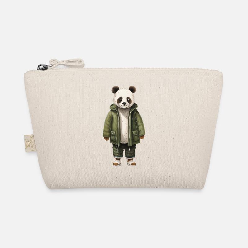 Panda Playtime Tee - Whimsical & Fun Organic Pouch