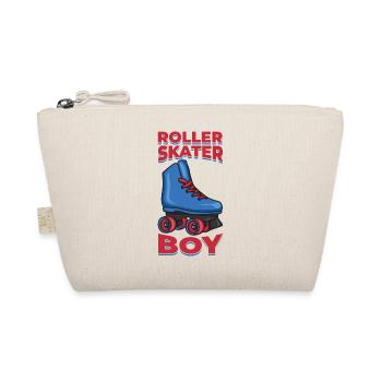 Rollerskates Junge - Bio-Täschchen - Natur - Vorne