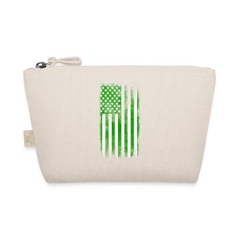 Drapeau de la Saint-Patrick irlandais américain lavé - Trousse biologique - nature - Devant