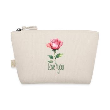 Love you - Bio-Täschchen - Natur - Vorne