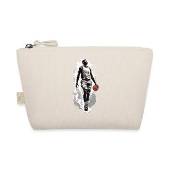Basketball Dribbling Dynamik Streetwear Design - Bio-Täschchen - Natur - Vorne