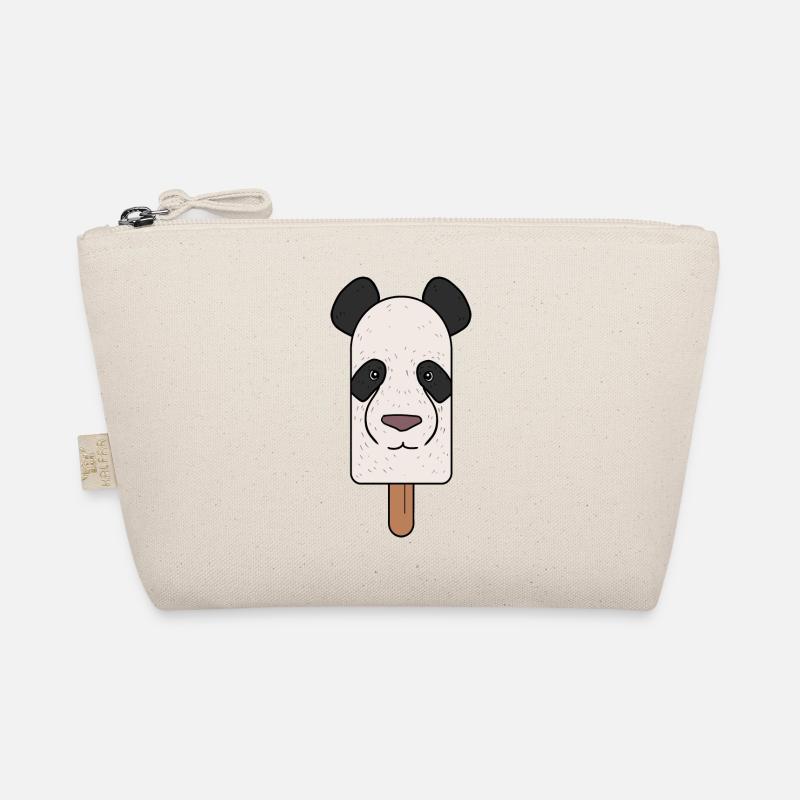 Panda Bear Head Popsicle Organic Pouch