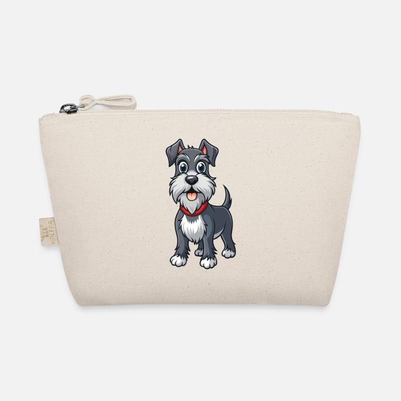 Graceful Standard Schnauzer Art Design Organic Pouch