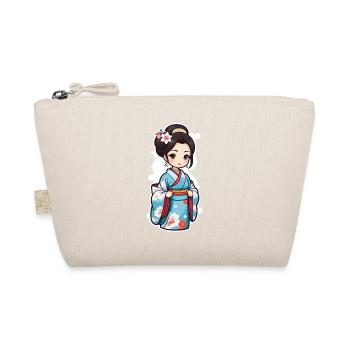 Japanese woman in kimono - Japan - manga - Organic Pouch - nature - Front