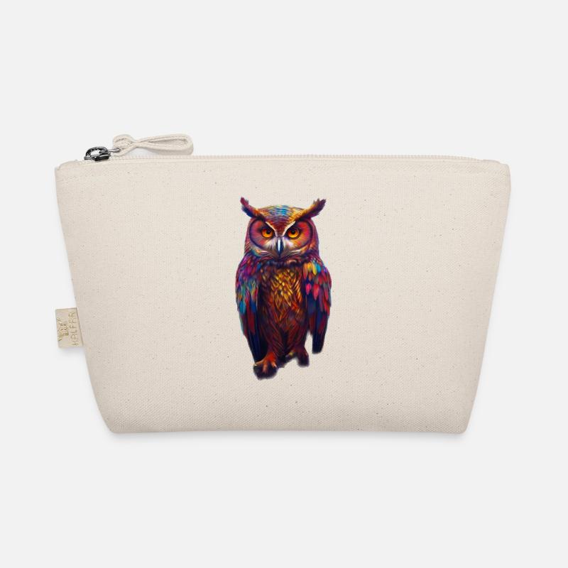 Bunte Eule Bio-Täschchen
