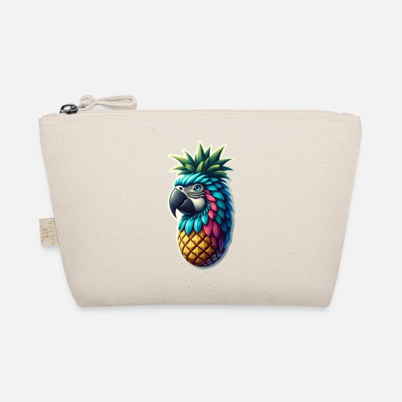 Ananas-Papagei Bio-Täschchen