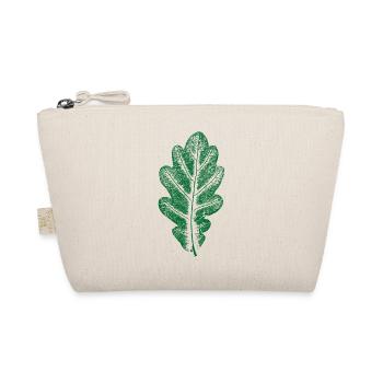 Eichenblatt Grün - Monocolor - Blatt/Eiche/ Baum - Bio-Täschchen - Natur - Vorne